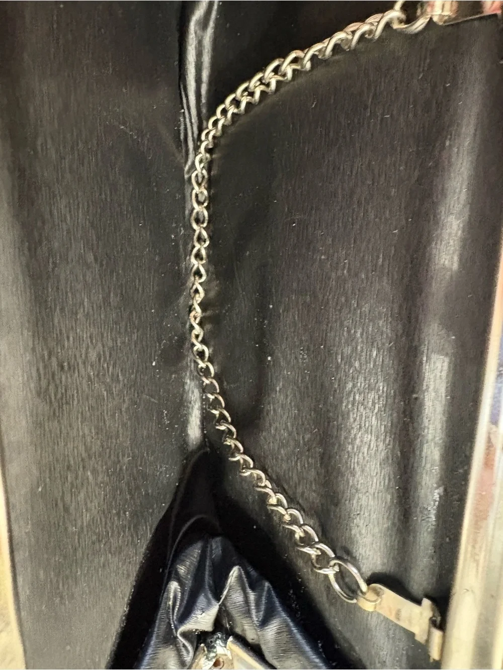 Metallic Silver Women's Clutch Wristlet - Sleek Evening-or-Whenever Bag